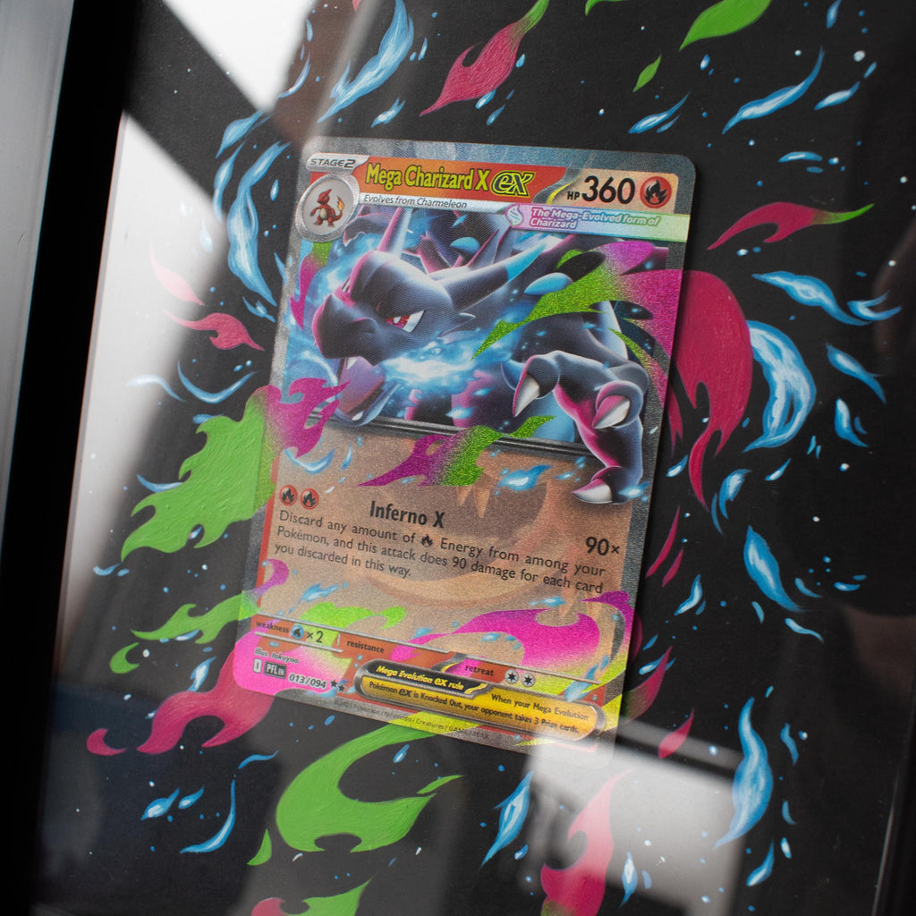 Fire Lizard Extended Art Painting