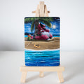 Beach Crocodile Full Art Print