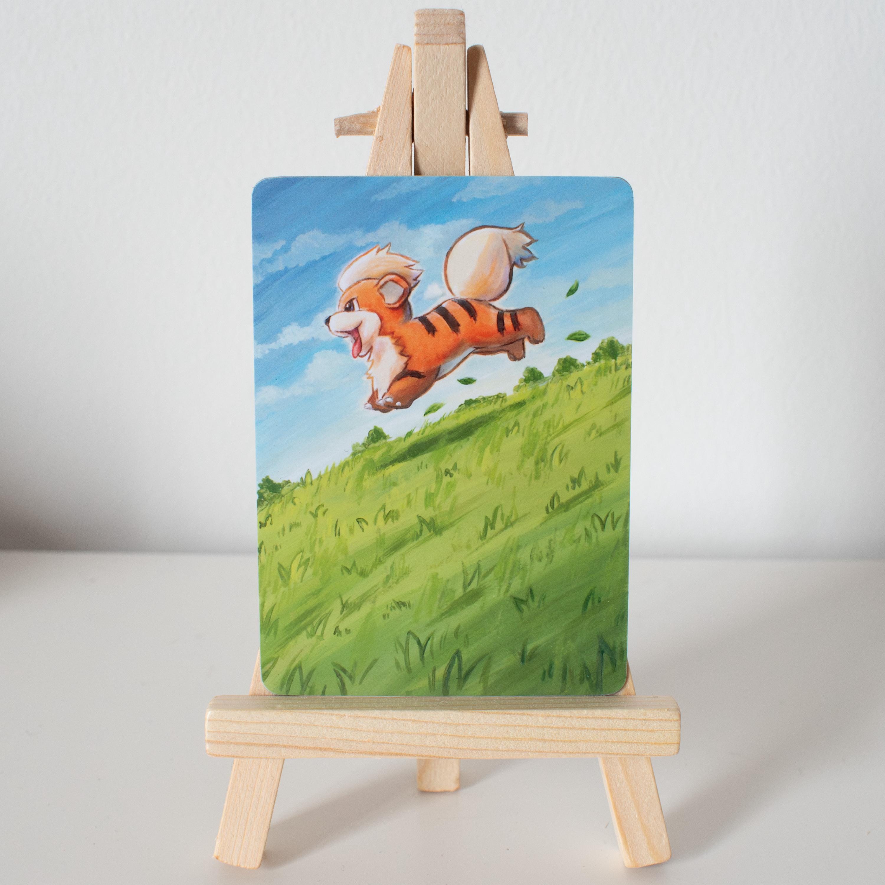 Fire Puppy Full Art Print
