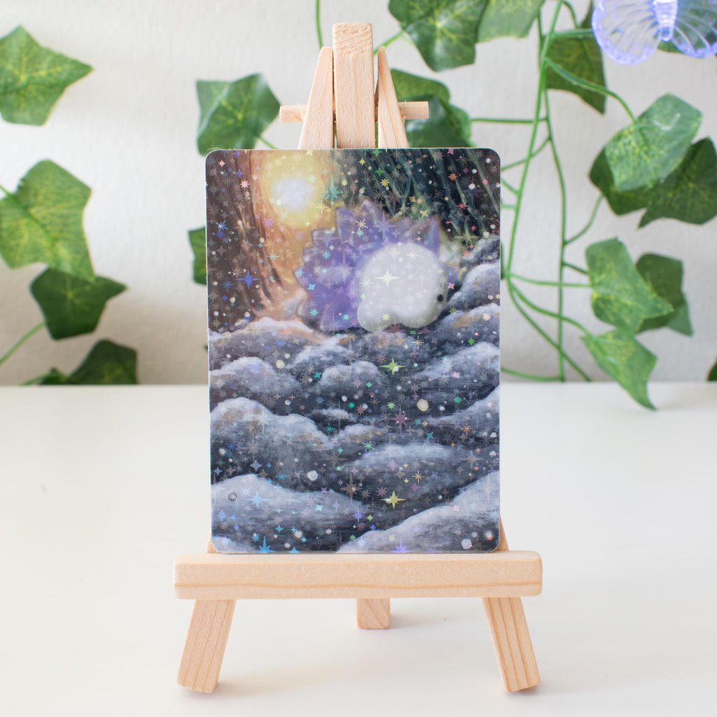 Snowy Worm Full Art Print