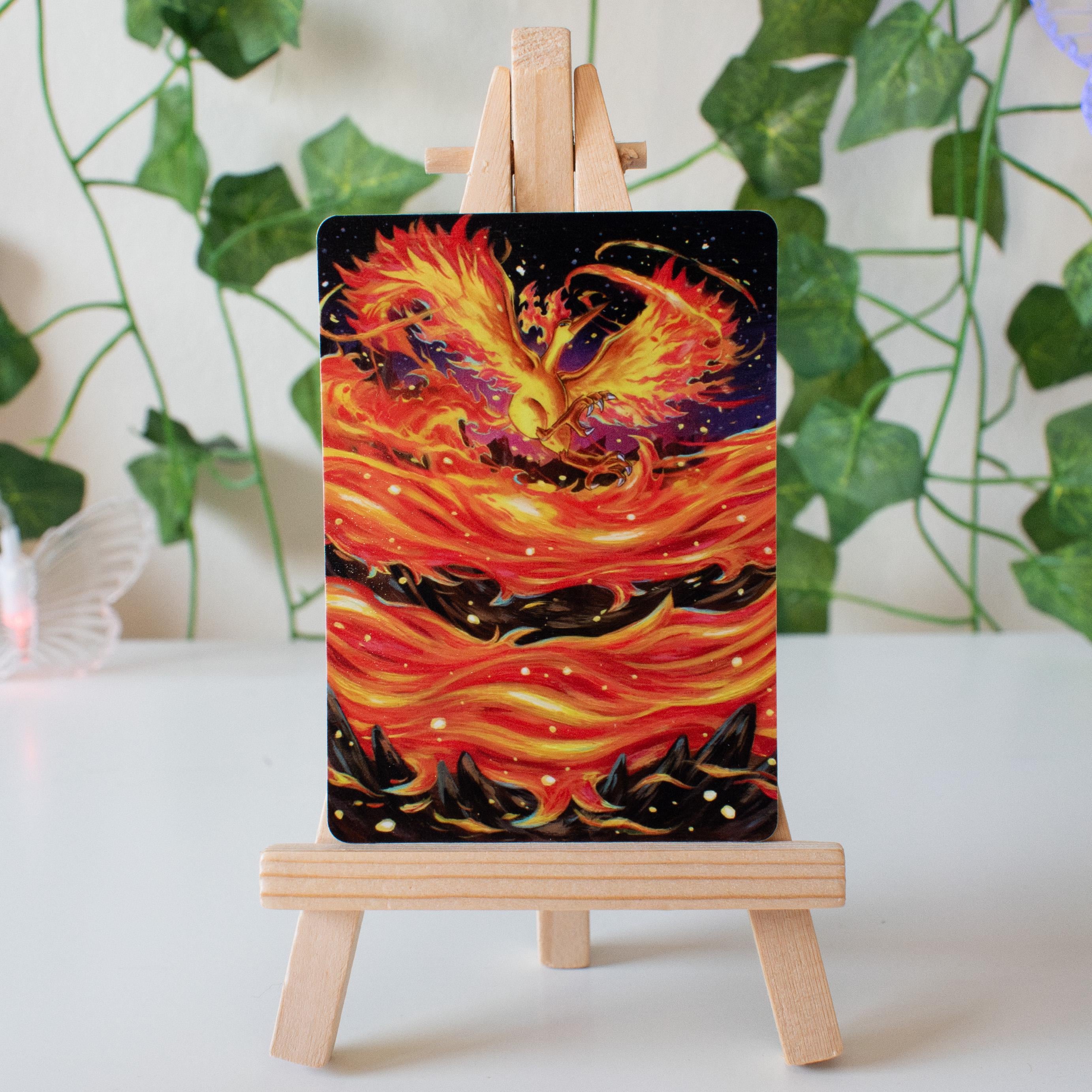 Fire Legendary Bird Full Art Print