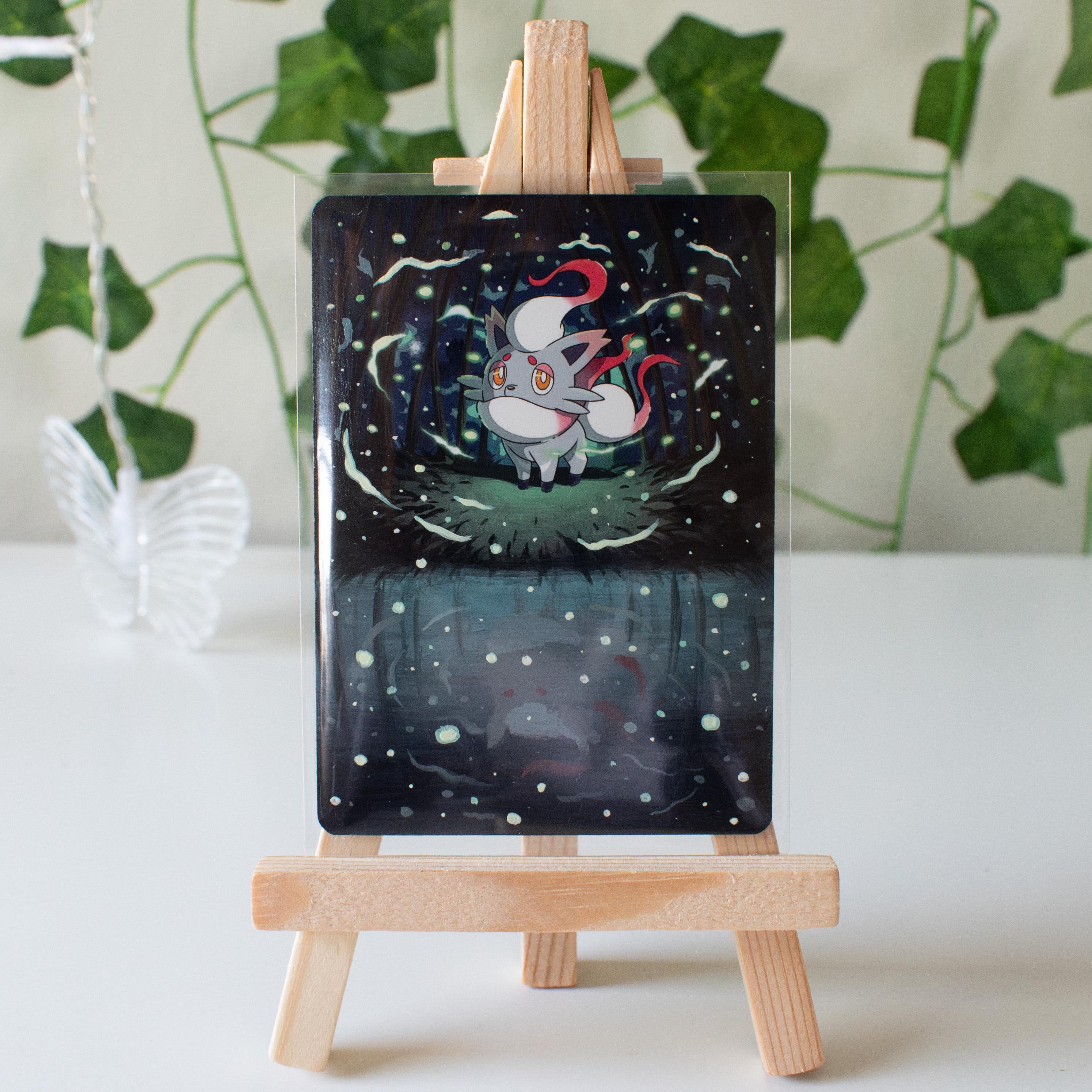 Spiteful Fox Painted Card