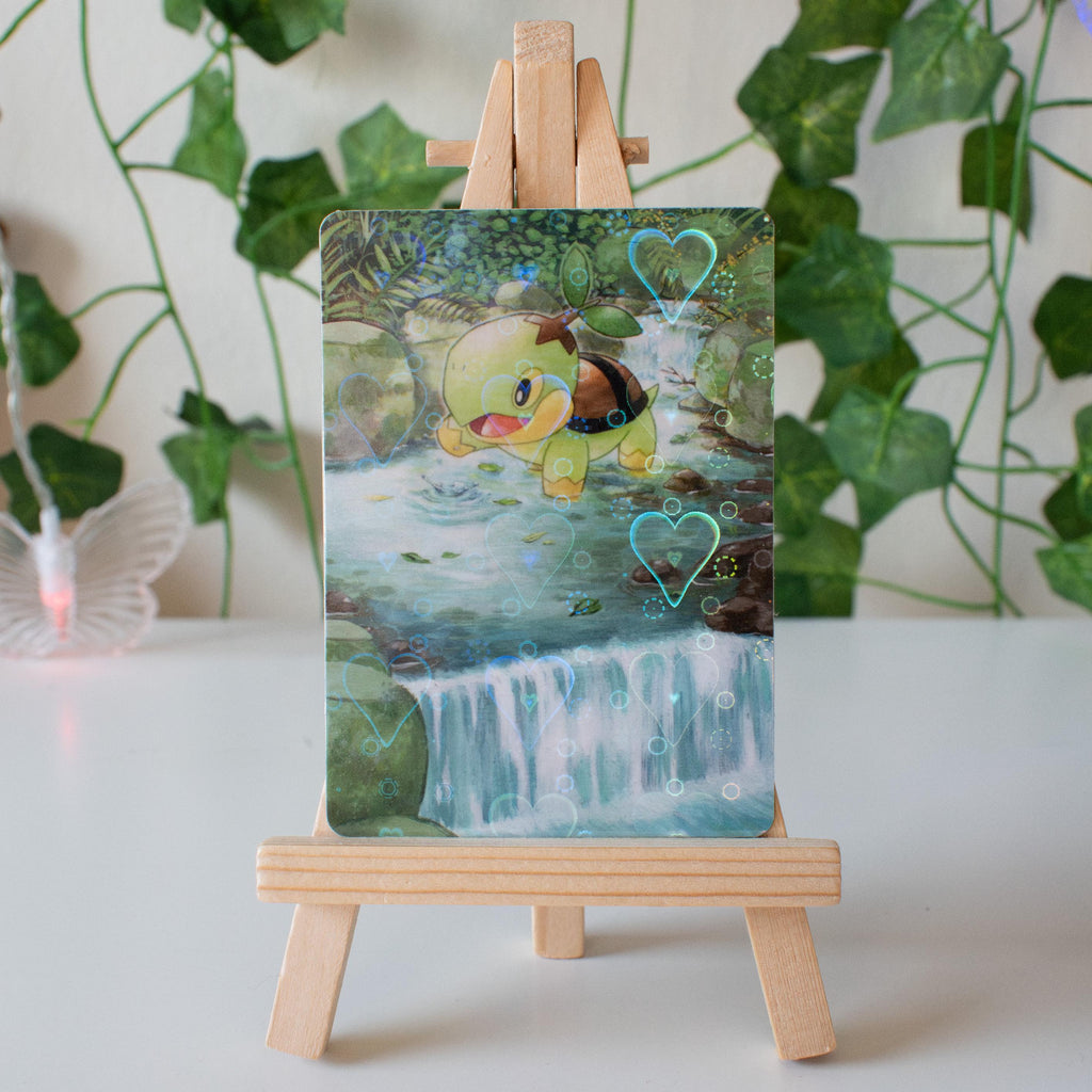 Waterfall Turtle Full Art Print