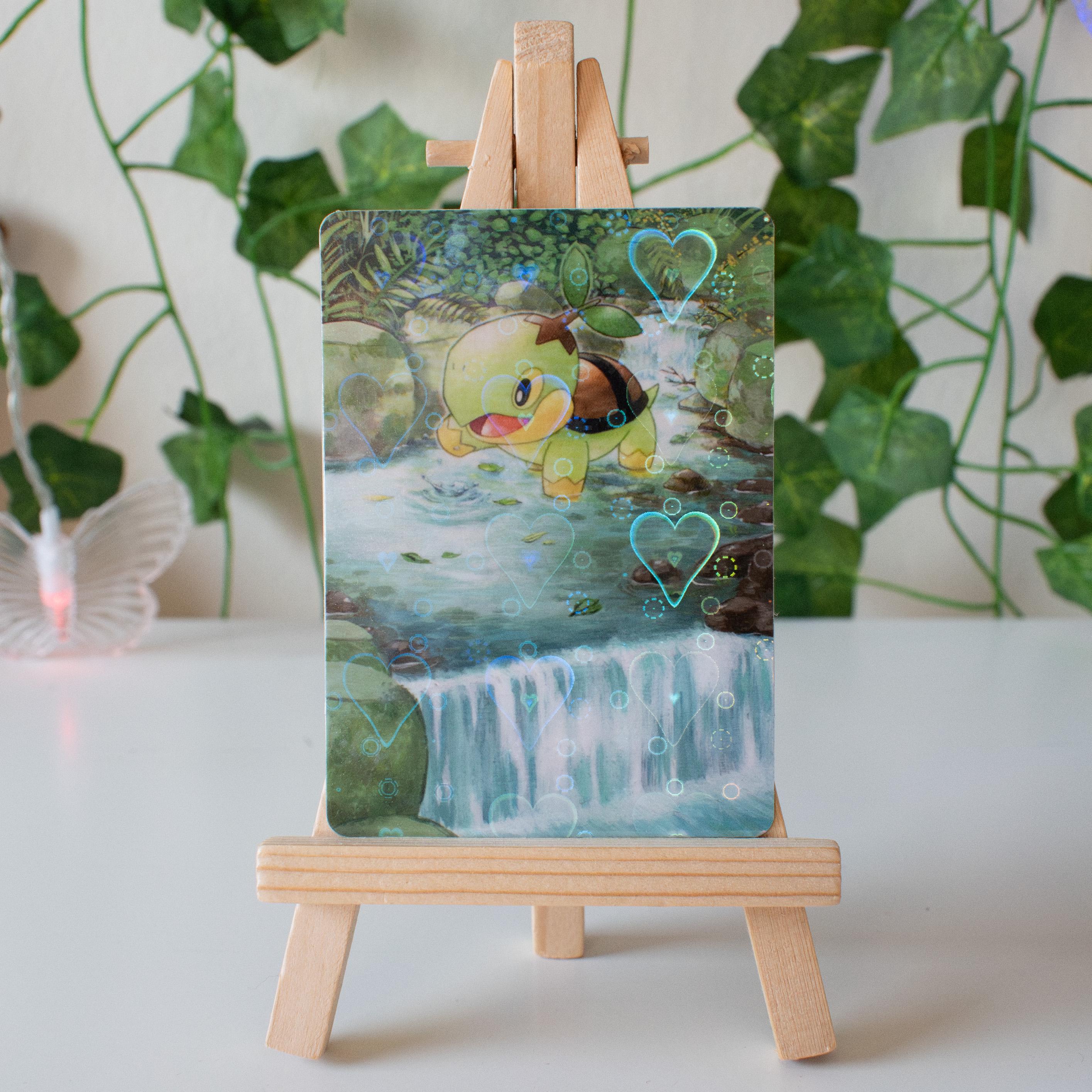 Waterfall Turtle Full Art Print