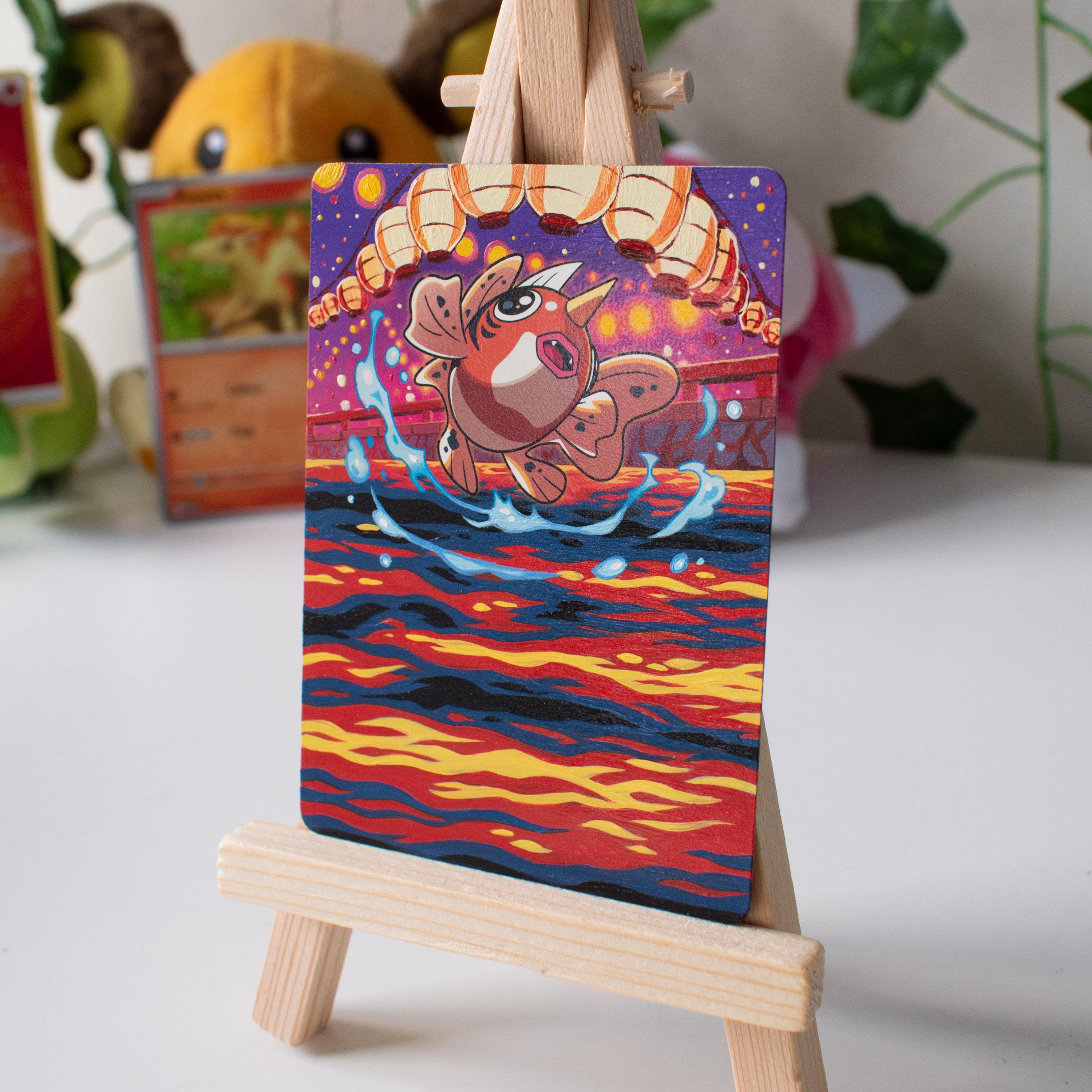 Lantern Lunar New Year Painted Card
