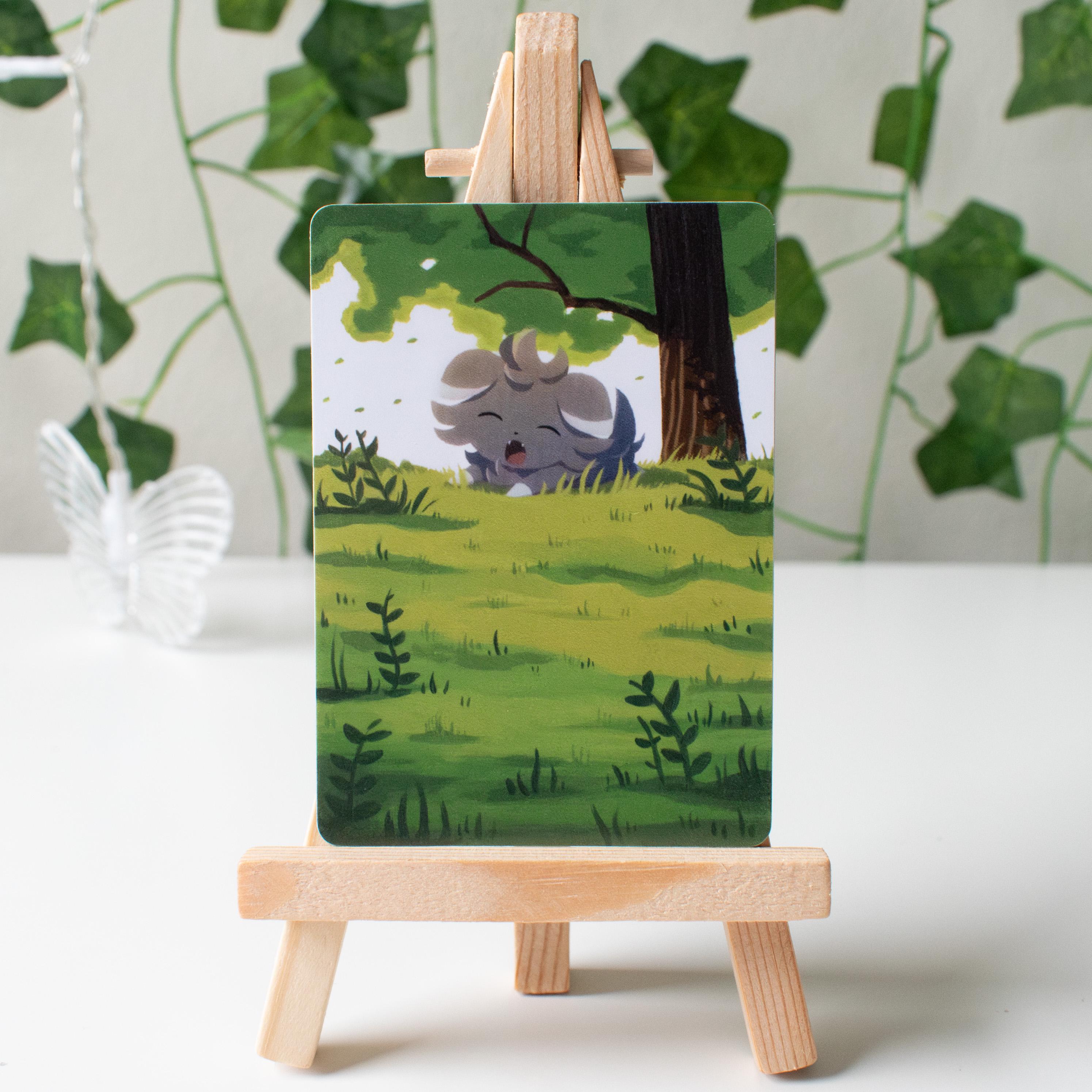 Sleepy Cat Full Art Print