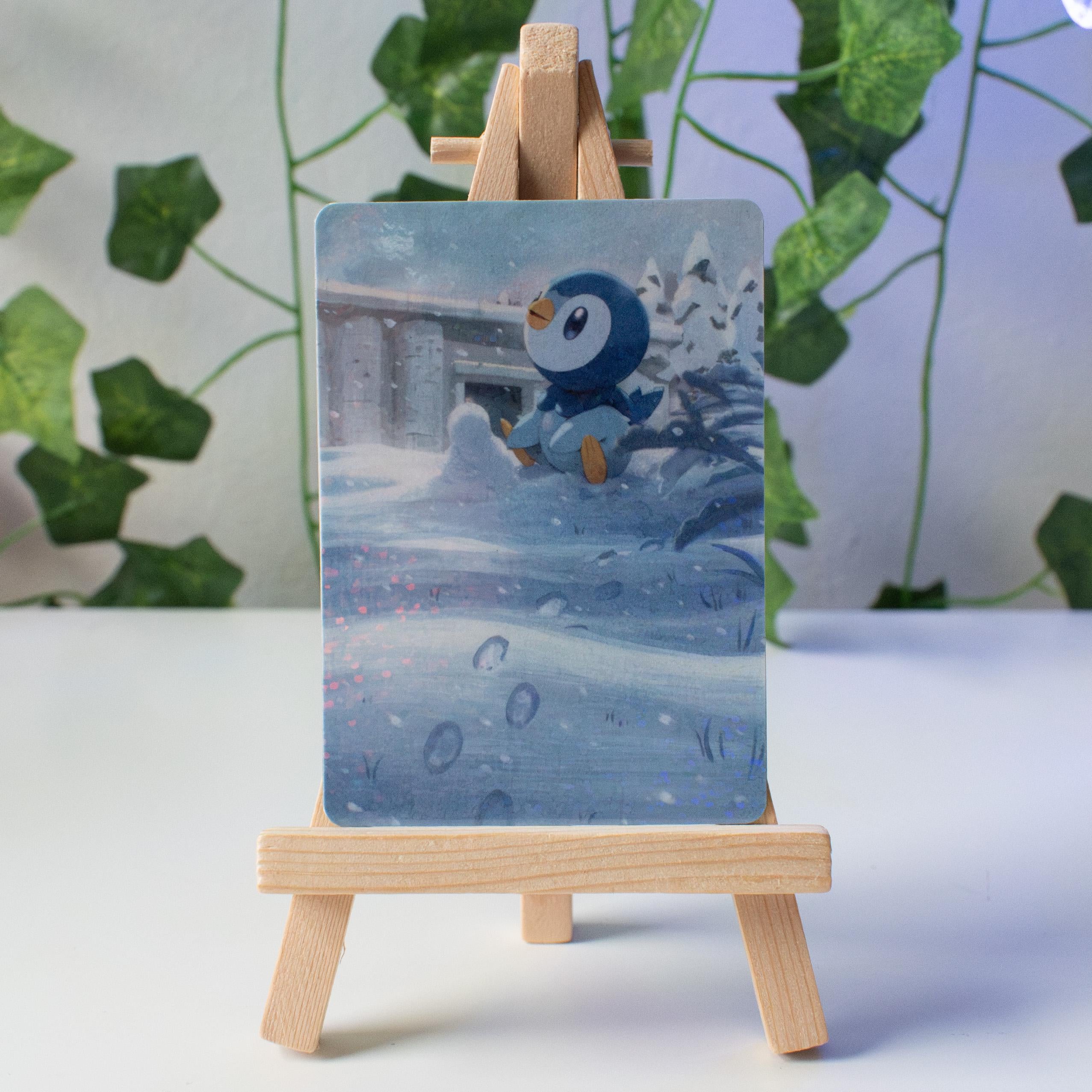 Ice Penguin Full Art Print