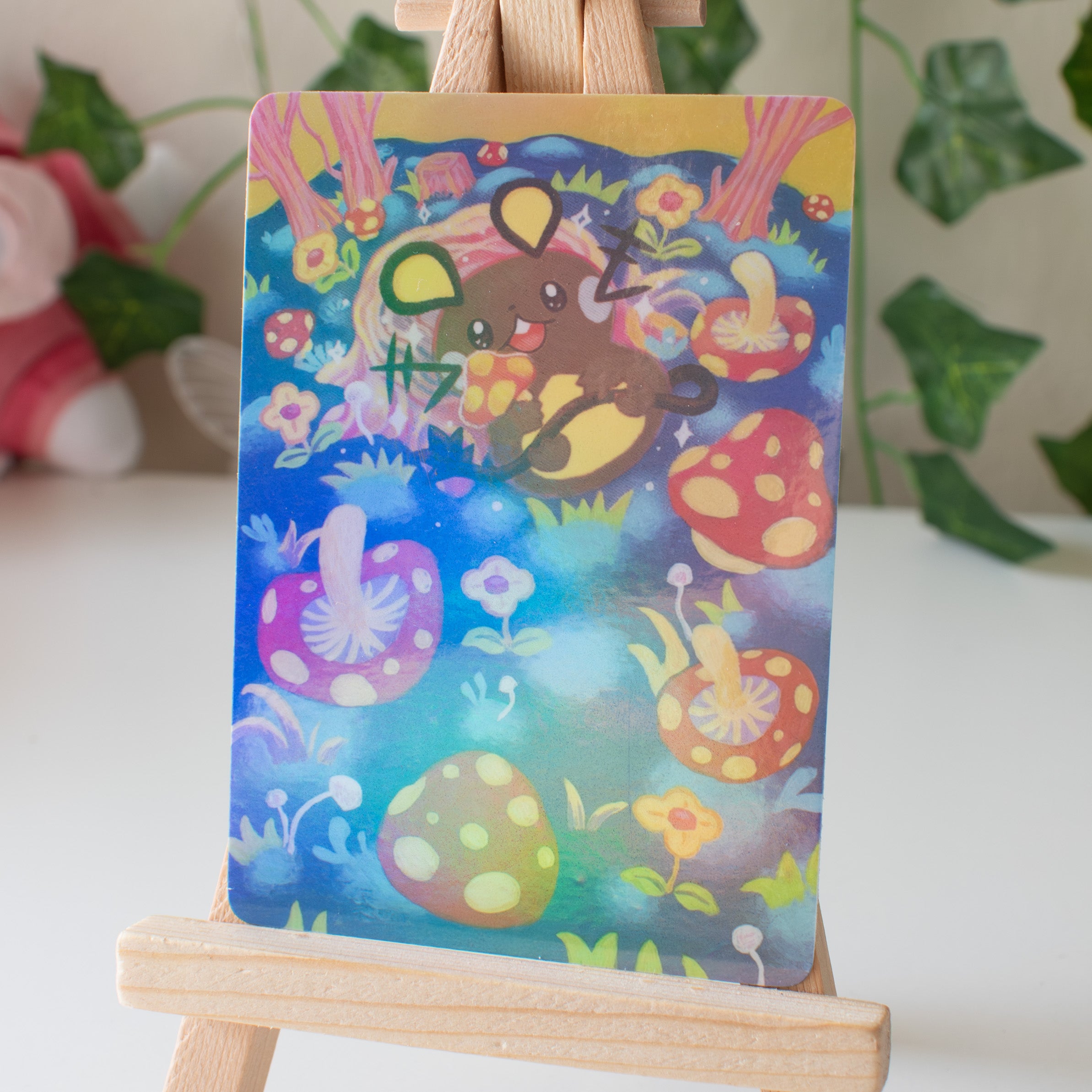 Mushroom Mouse Full Art Print