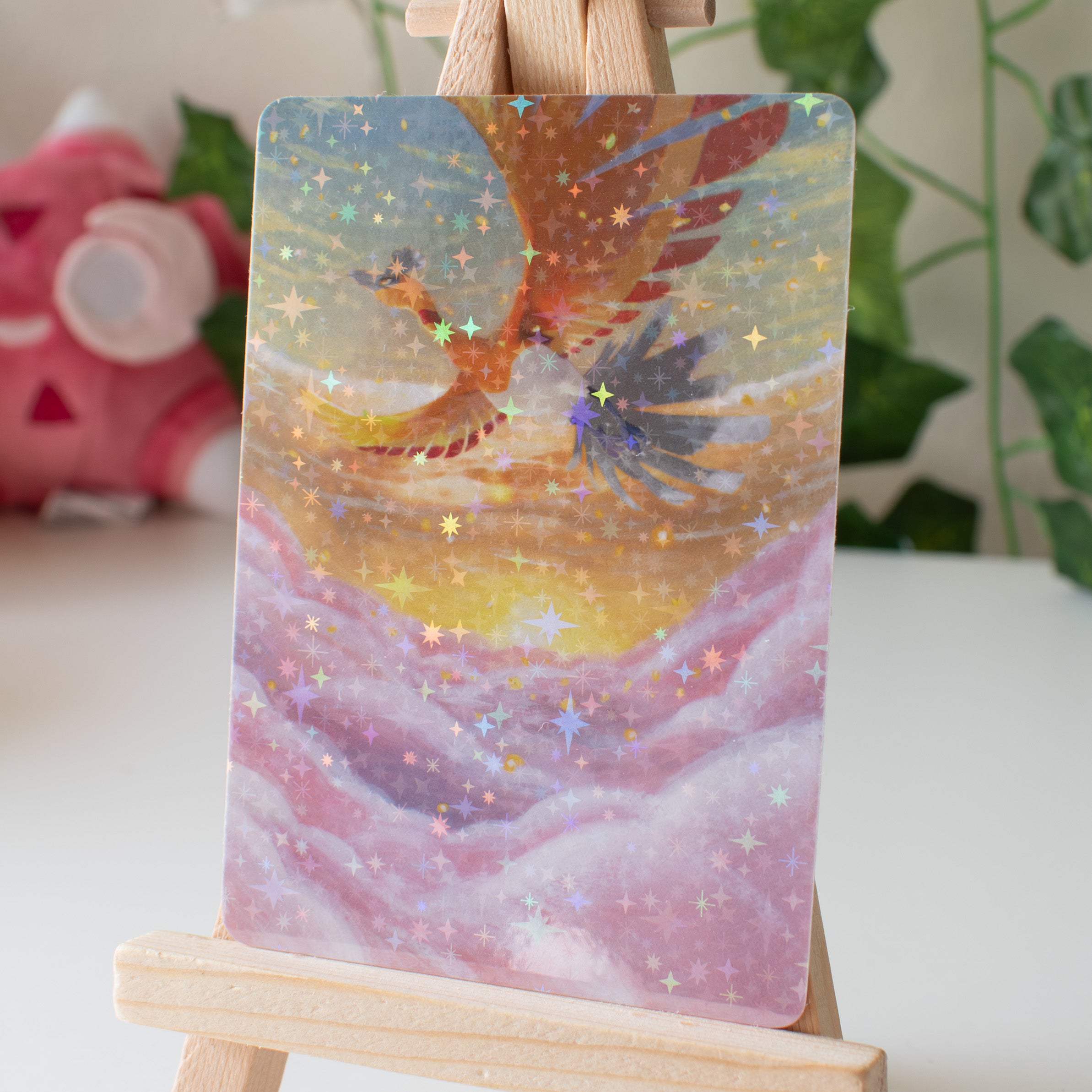 Rainbow Phoenix Full Art Print