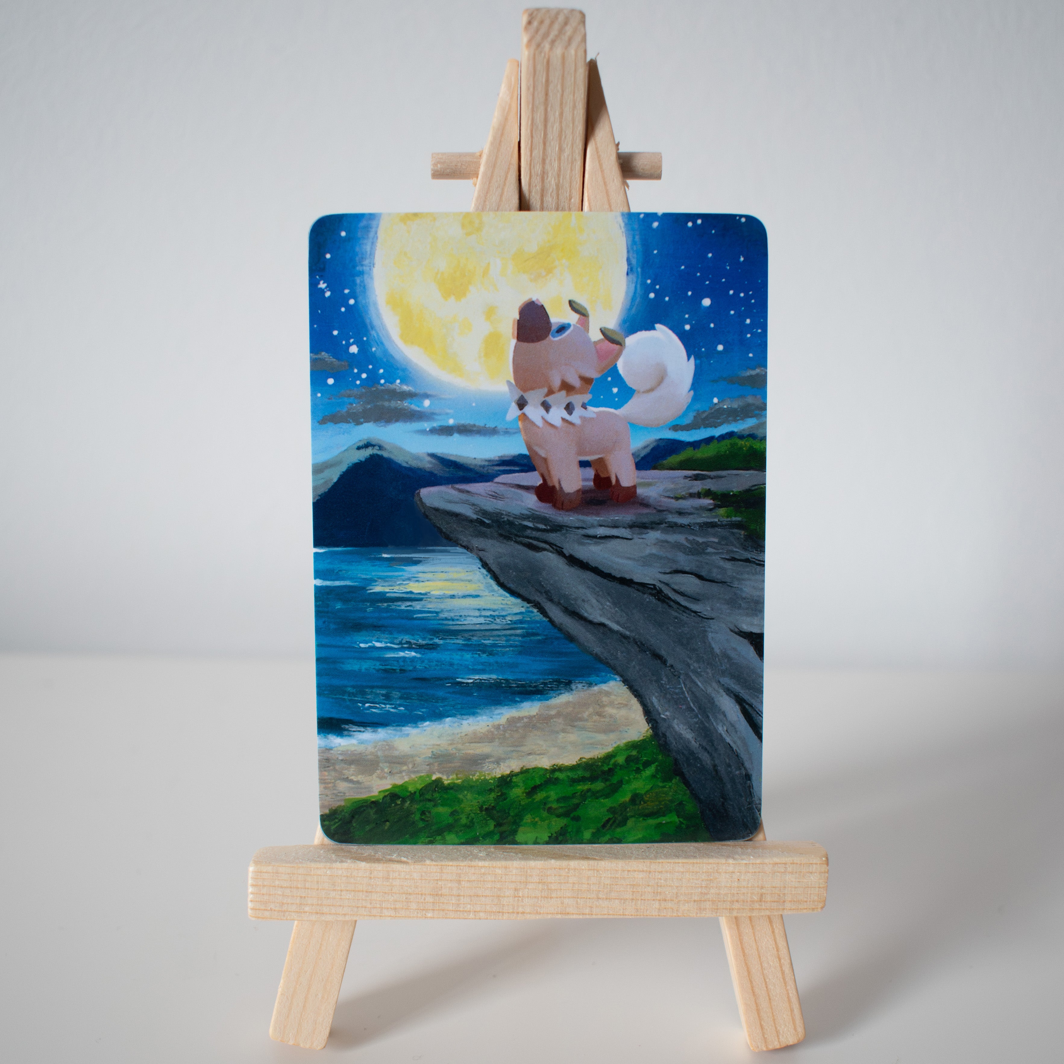 Howling Moon Full Art Print