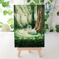 Sleepy Leafy Print