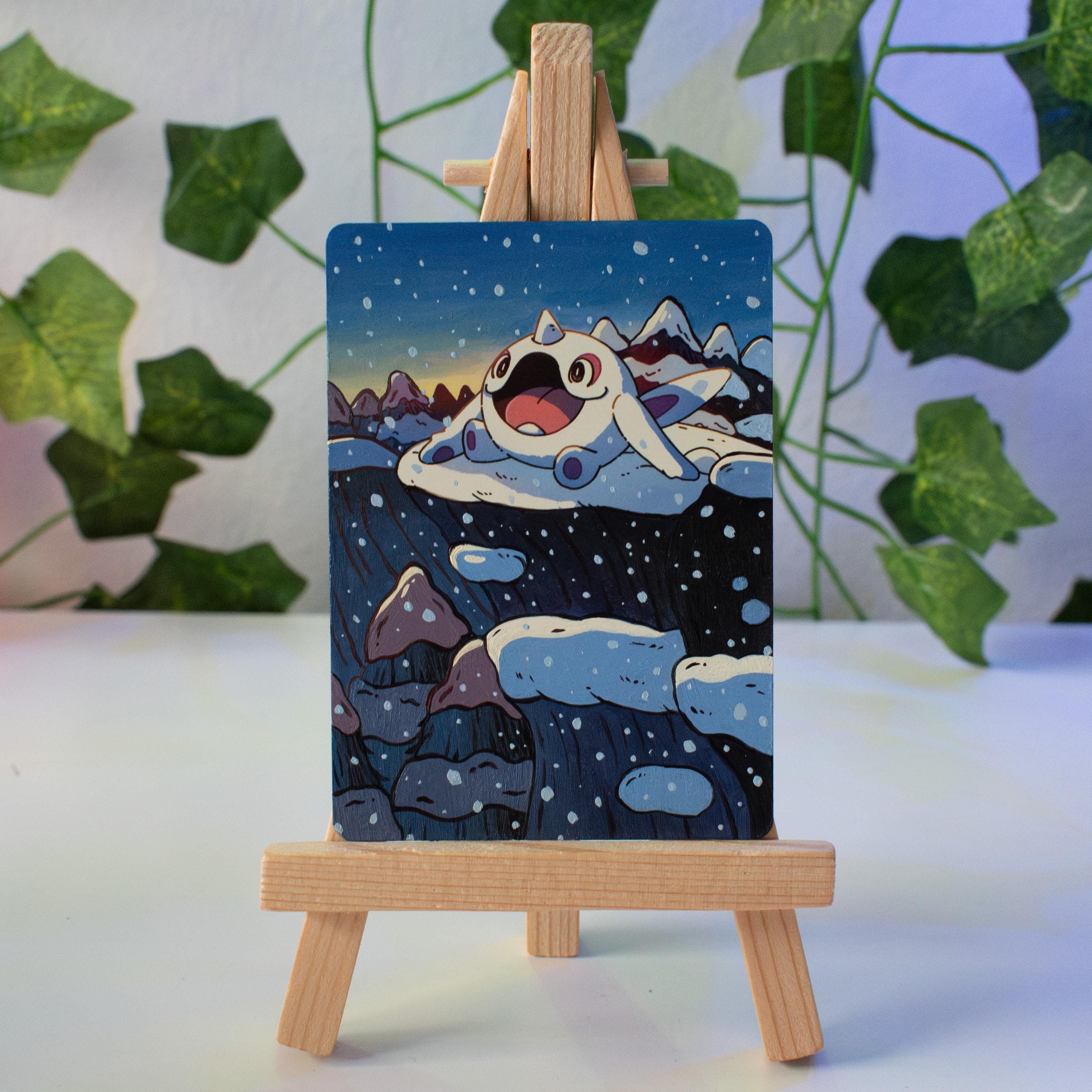 Terra Whale Painted Card