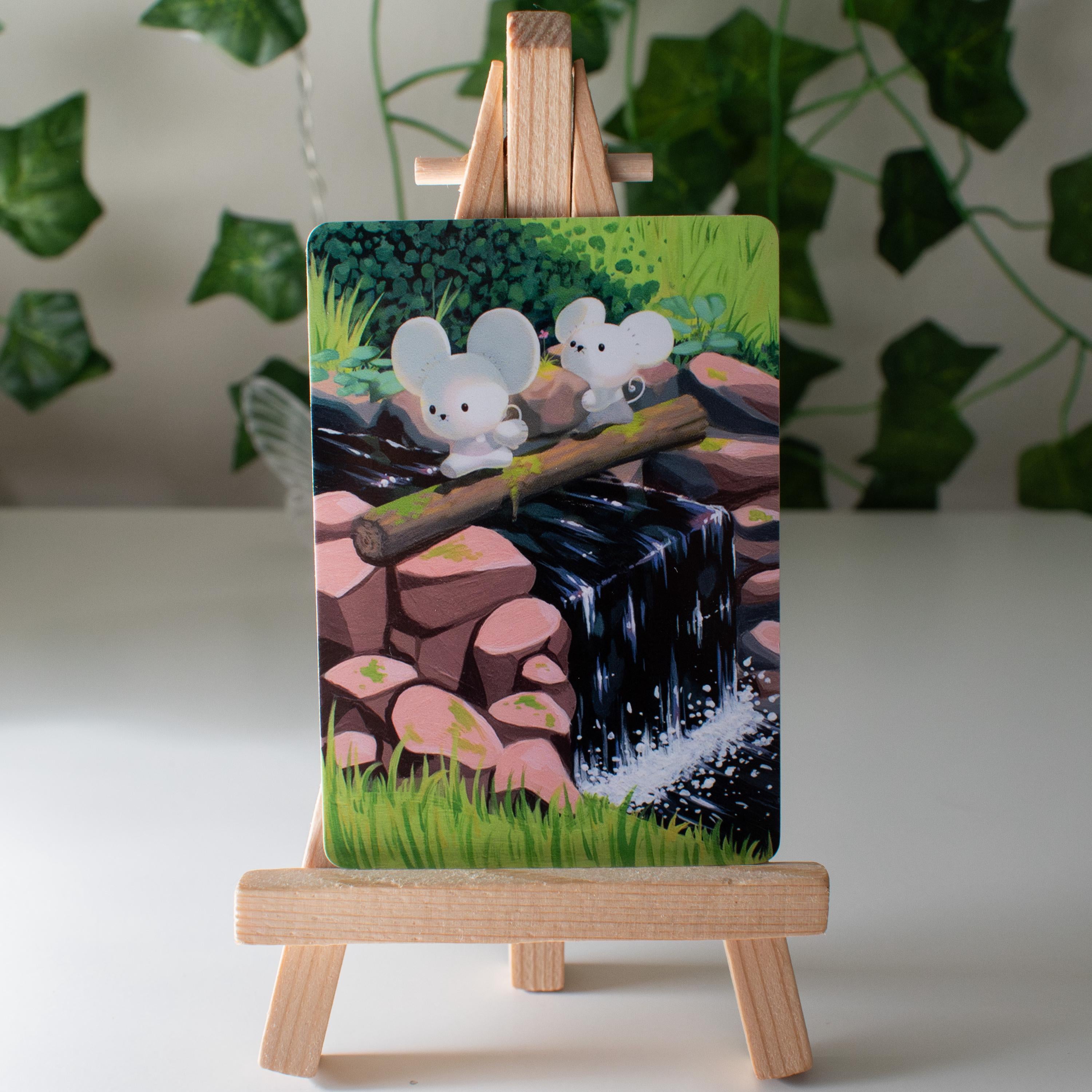 Mouse Crossing Full Art Print