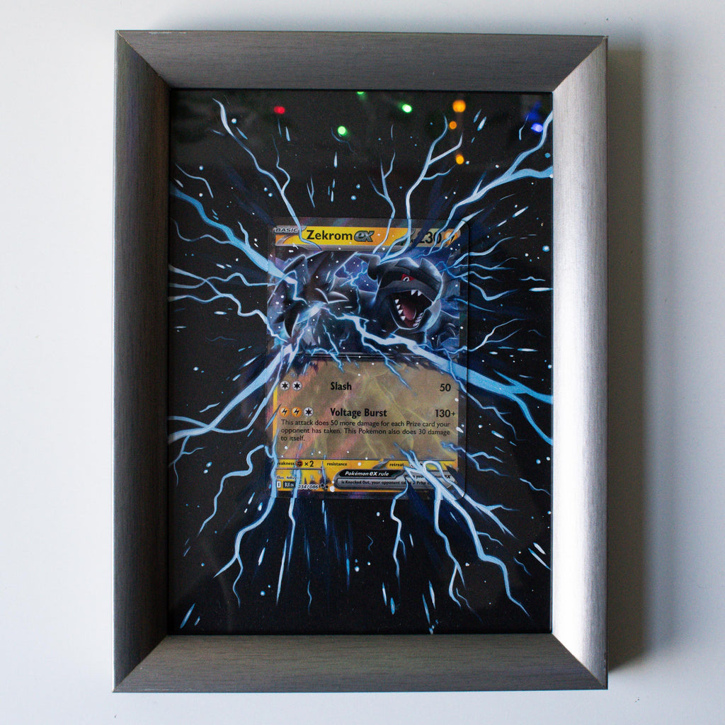 Deep Black Extended Art Painting