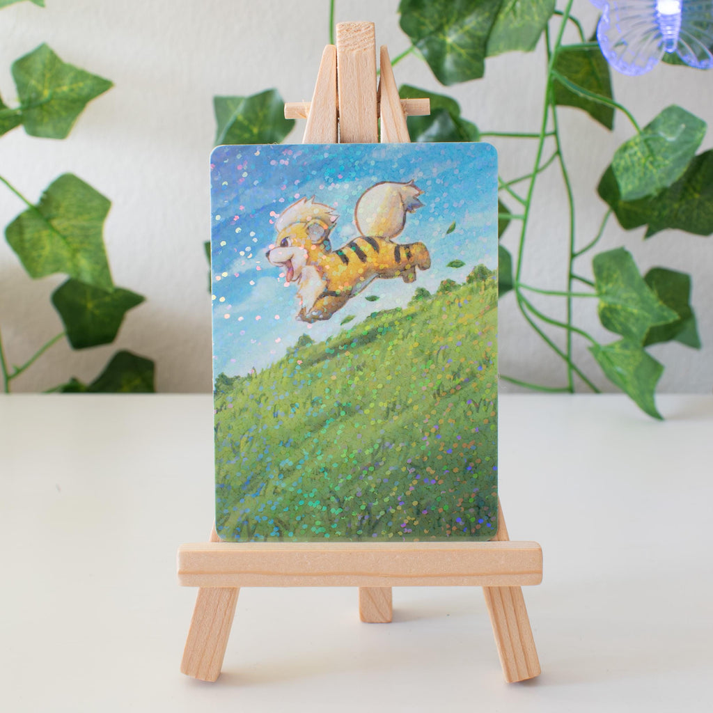 Fire Puppy Full Art Print