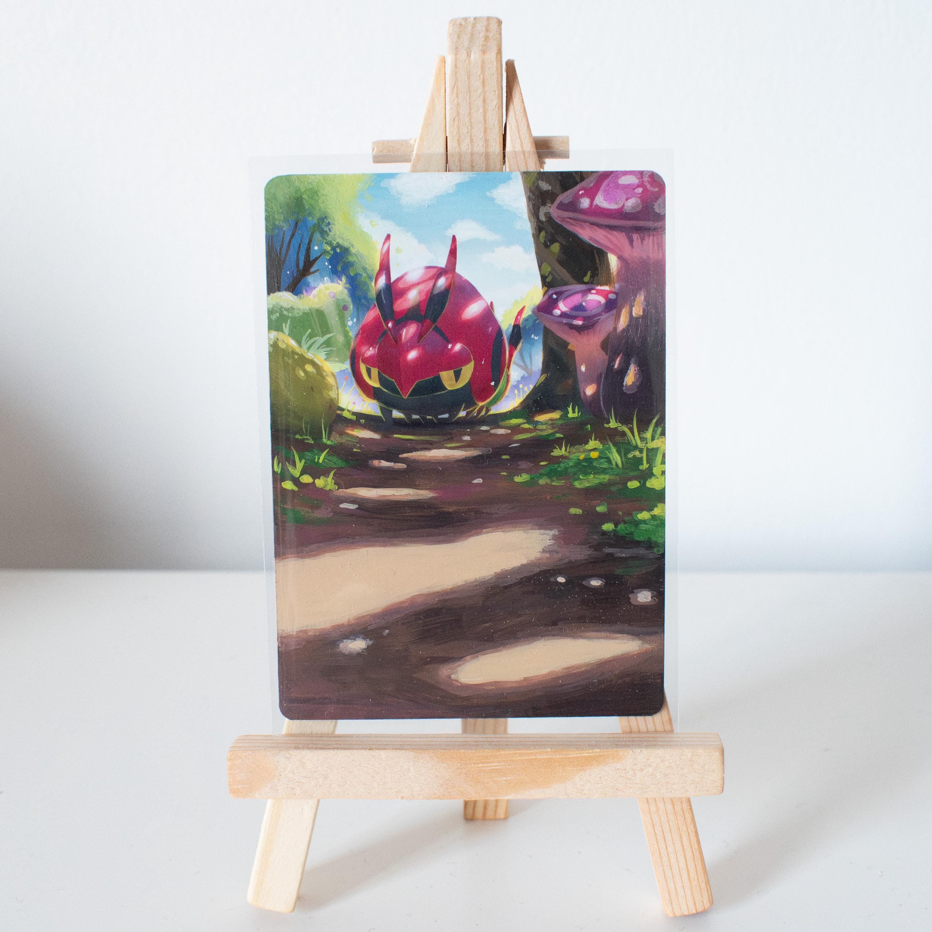 Forest Crawler Painted Card
