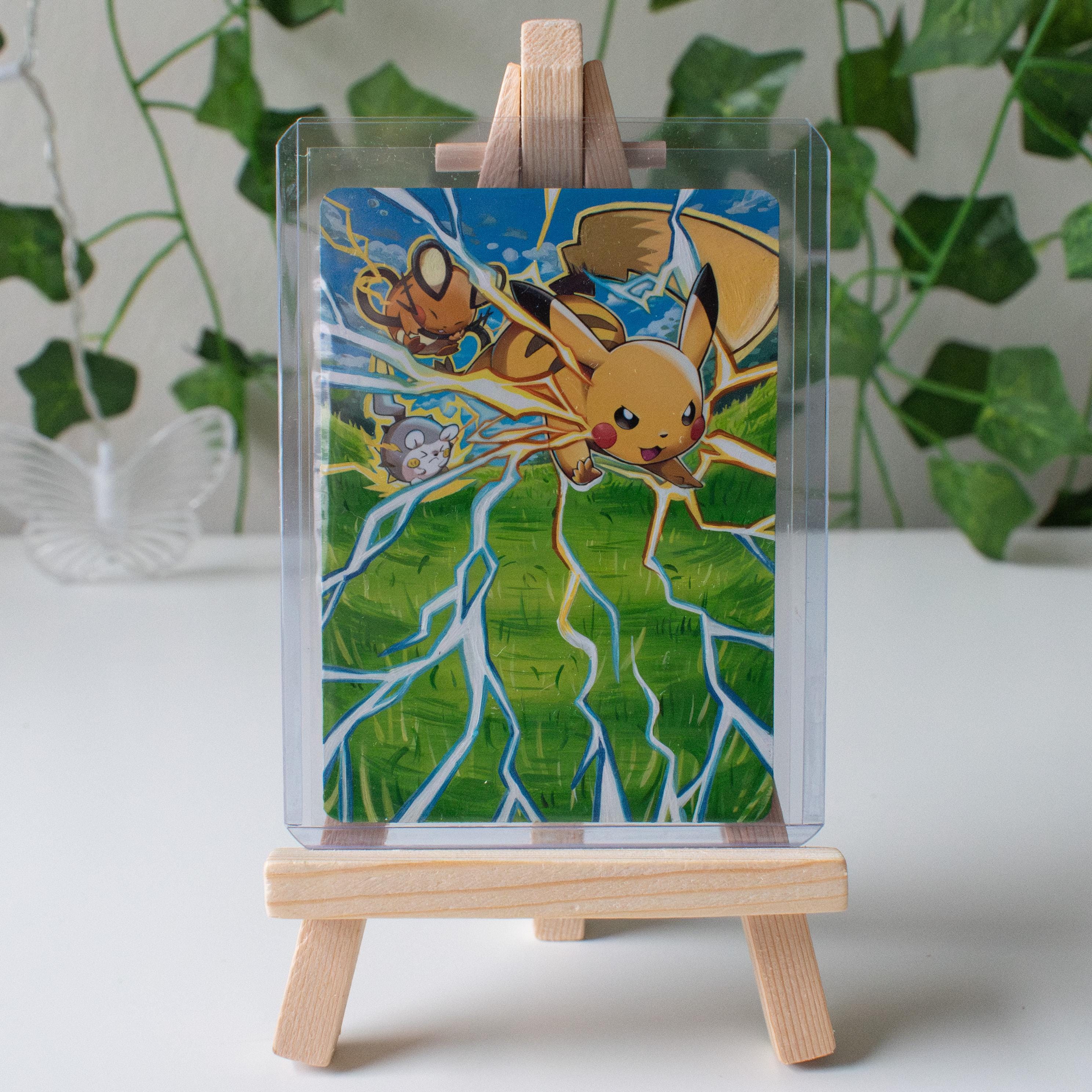 Electric Mouse Painted Card