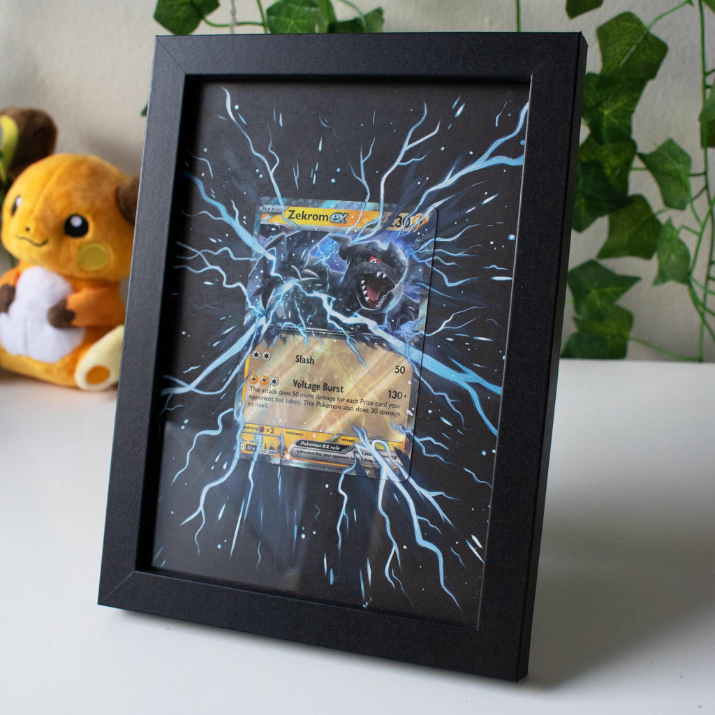 Deep Black Extended Art Painting